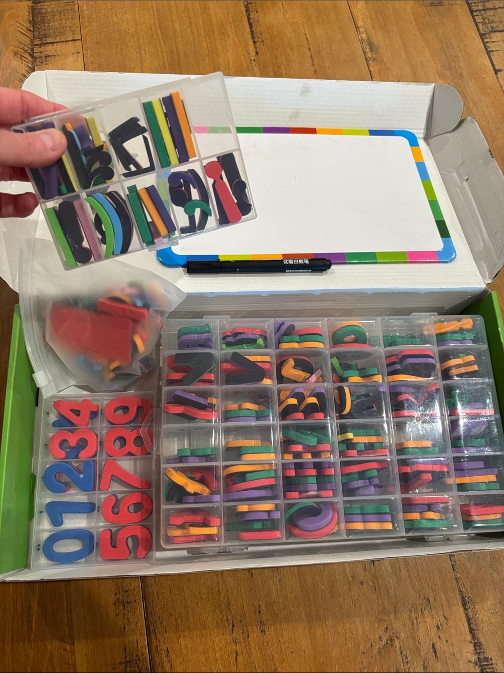 Magnetic Letters Set - Green - Picture 3 of 5